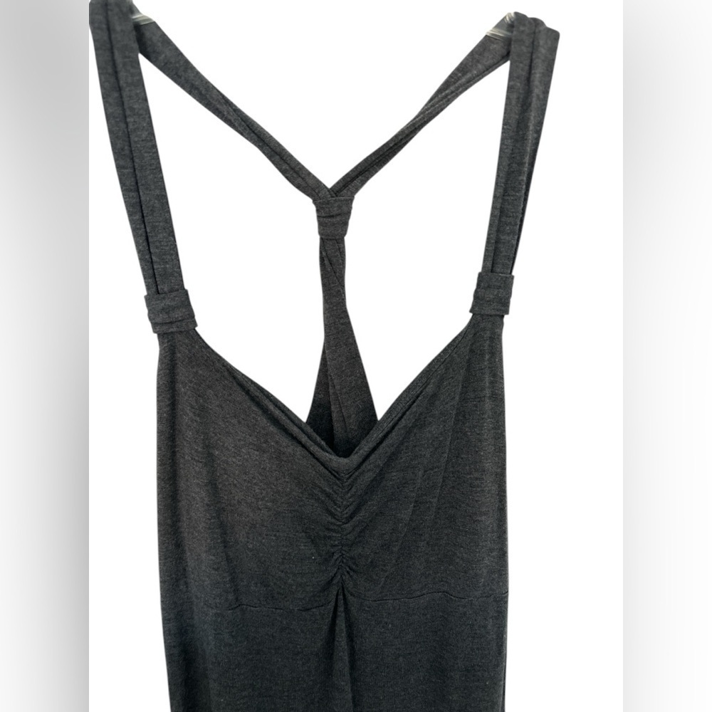Dakini Gray Stretch Knit Athleisure Tank Dress NWOT - Picture 5 of 6